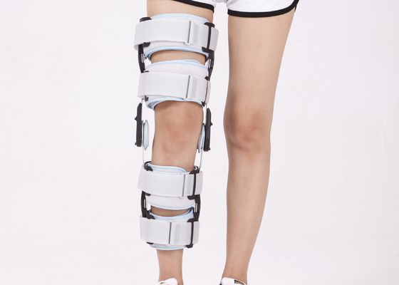 Hinged मेडिकल ऑर्थोसिस घुटने टखने ऑर्थोसिस हुक और लूप डिजाइन पहनने के लिए आसान